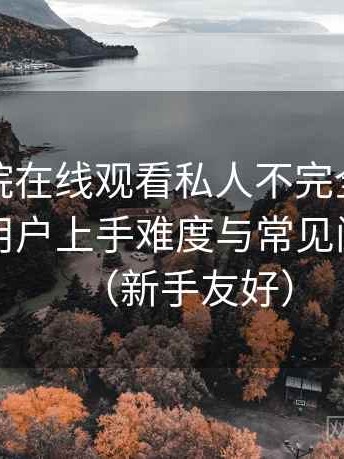 星辰影院在线观看私人不完全体验说明：新用户上手难度与常见问题整理（新手友好）