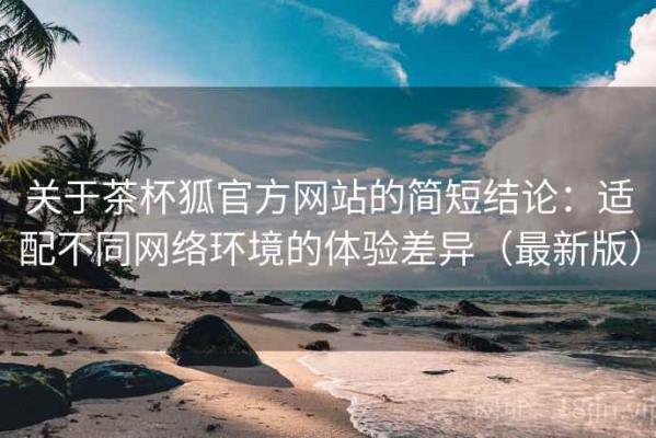 关于茶杯狐官方网站的简短结论：适配不同网络环境的体验差异（最新版）