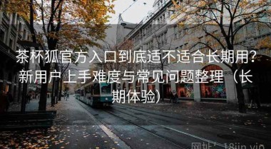 茶杯狐官方入口到底适不适合长期用？新用户上手难度与常见问题整理（长期体验）