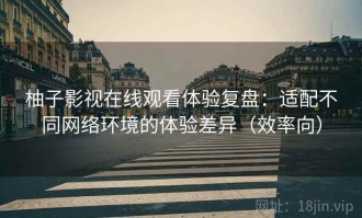 柚子影视在线观看体验复盘：适配不同网络环境的体验差异（效率向）