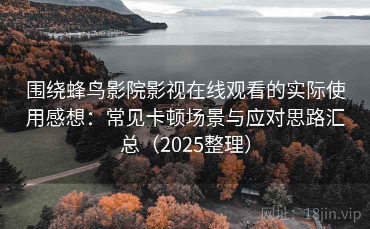 围绕蜂鸟影院影视在线观看的实际使用感想:常见卡顿场景与应对思路汇总(2025整理) 围绕蜂鸟影院影视在线观看的实际使用感想:常见卡顿场景与应对思路汇总(2025整理)